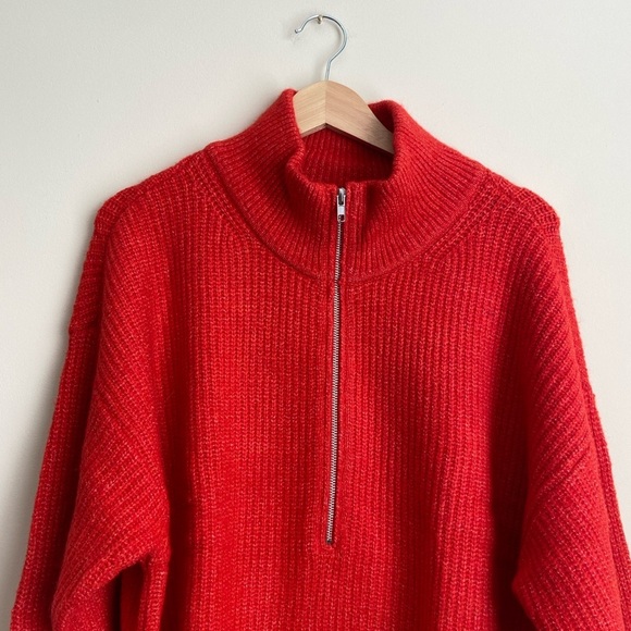 NWT Vince Camuto Half-Zip Pullover Ribbed Knit Sweater size XXL - Picture 6 of 8